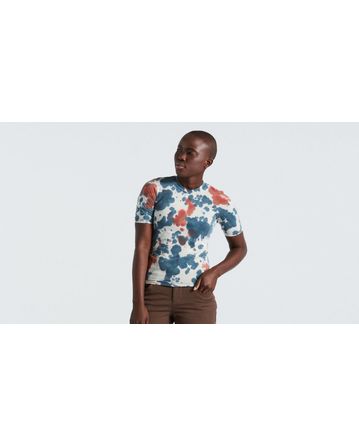 Adventure Garment Wash Kurzarm Radtrikot Specialized Frau Weiß Mountains