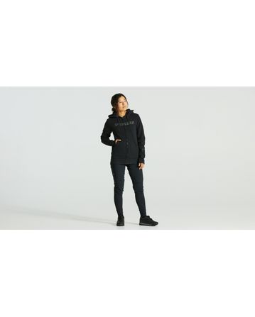 Legacy Wordmark Zip-Up Hoodie Specialized Woman Black