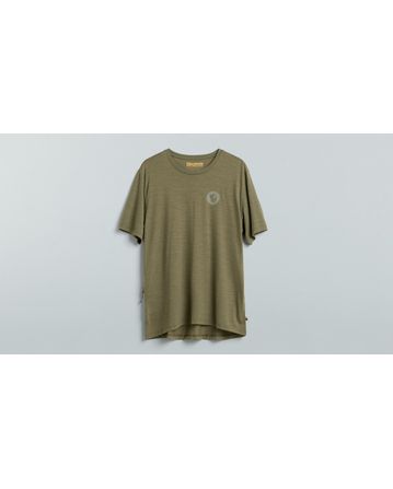 T-shirt Laine Manches Courtes Specialized/Fjällräven Homme Vert