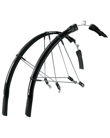 Pack Guardabarros Delantero/Trasero SKS Raceblade Largo 25mm Negro