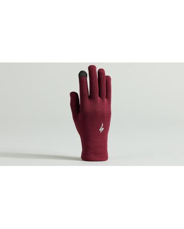 Thermal Knit Glove Long Finger Specialized Maroon